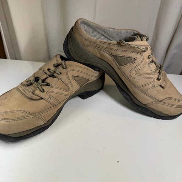 Ariat Sport Clog Mule Shoes Tan Leather ATS Comfort Style 70121 US 10 main image 12